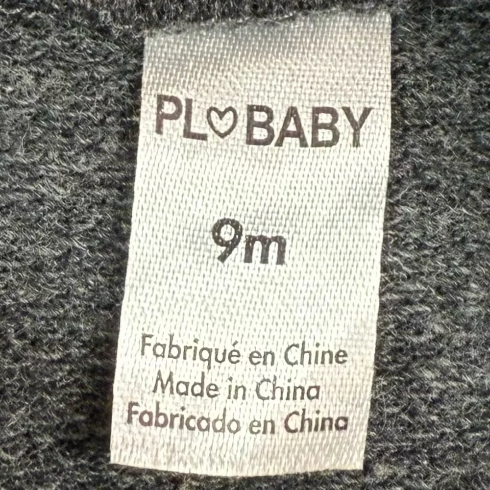 NWT PL BABY BY PETITLEM Baby Boys' Knit Woof Puppy Graphic Sweatshirt‎ Size 9M